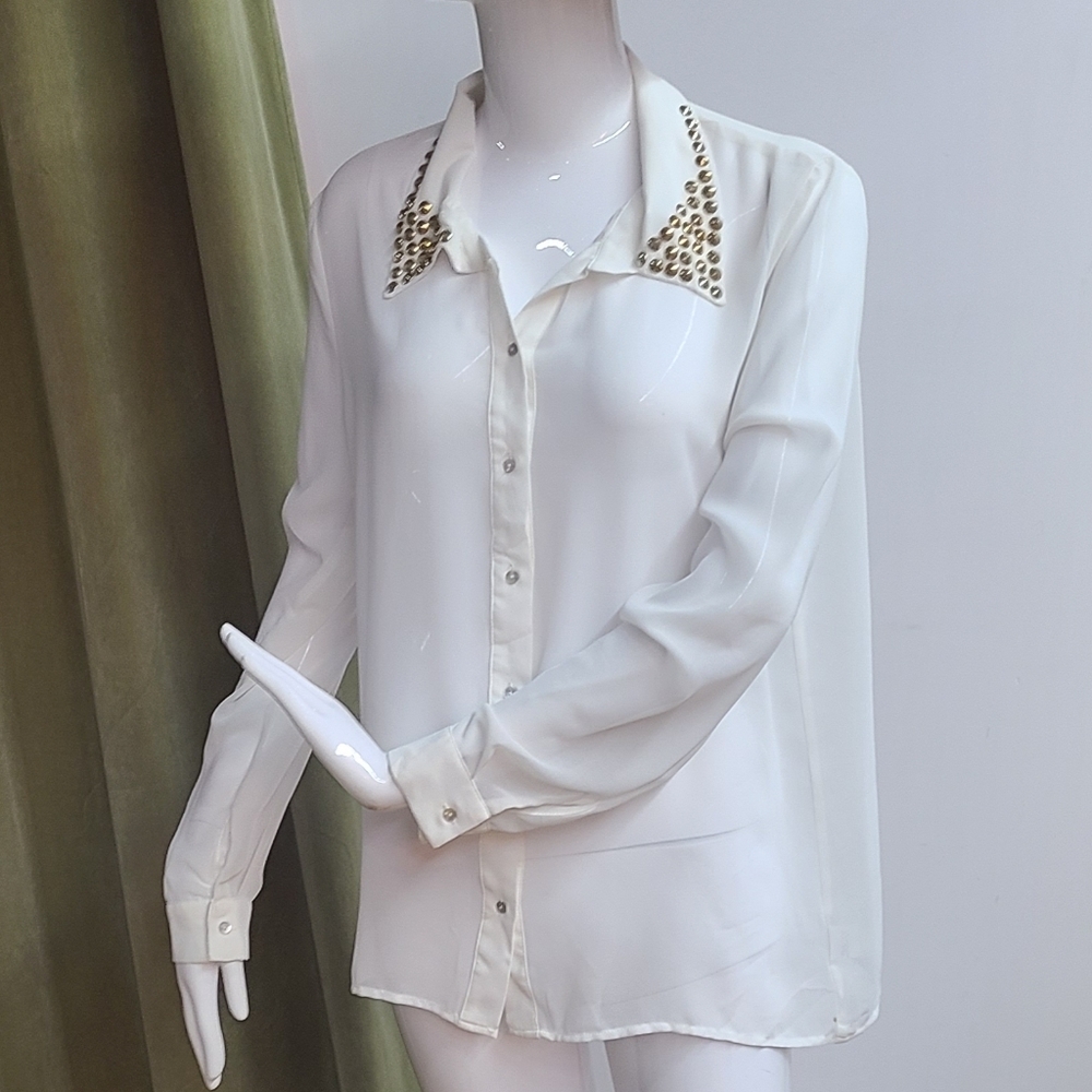 NWT Havana Stud Button Down Shirt - Picture 10 of 10